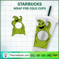 Oogie Boogie Starbucks Cup Wrap SVG Cut File for Cricut & Silhouette