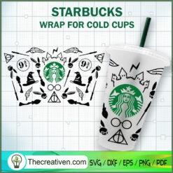 Magic Theme Starbucks SVG Cut File for Cricut & Silhouette