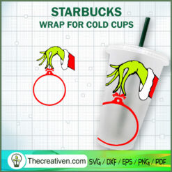 Grinch Christmas Starbucks Cup SVG, Grinch Starbucks SVG