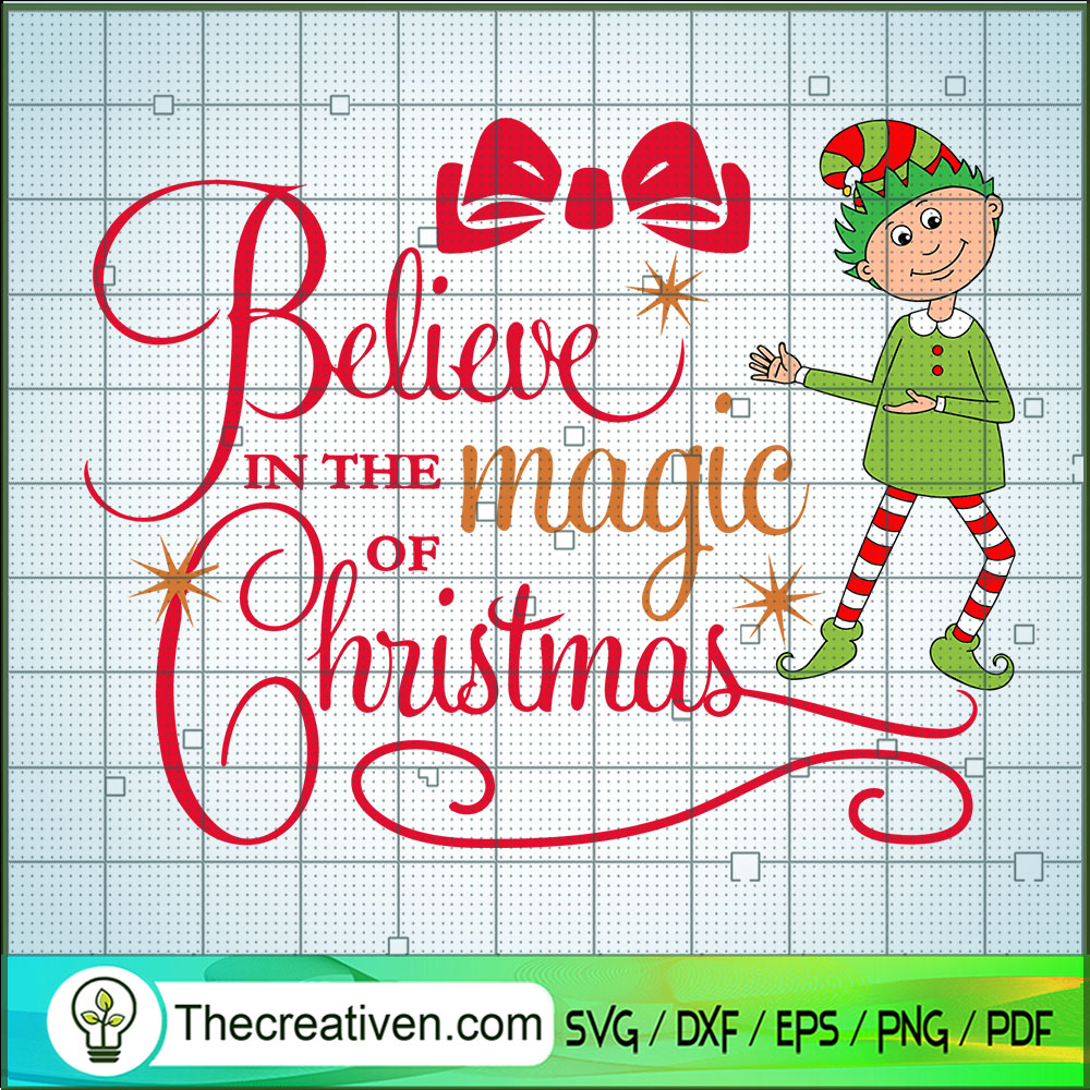 Believe In The Magic Of Christmas SVG Cut File for Cri Design 66811 1 Believe In The Magic Of Christmas SVG Cut File for Cri Design 66811