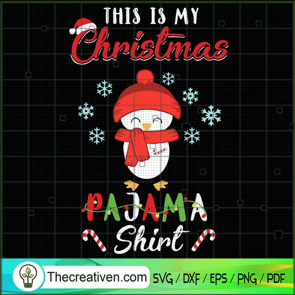 This Is Christmas Pajama Shirt SVG Cut File for Cricut Design 66815 1 This Is Christmas Pajama Shirt SVG Cut File for Cricut Design 66815