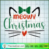 Meowy Christmas SVG, Cat Christmas SVG, Meow SVG 2 18 copy 2