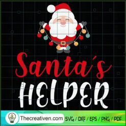 Santa's Helper SVG, Santa Claus Christmas SVG, Funny Xmas SVG