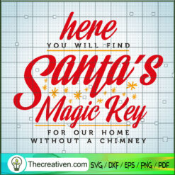Here You Will Find Santa's M SVG Cut File for Cricut