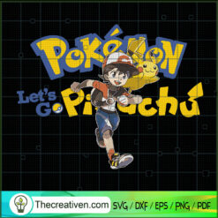 Pokemon Let's Go Pikachu SVG Cut File for Cricut & Silhouette