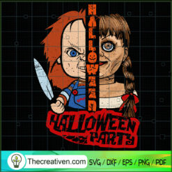 Annabelle Chucky Doll SVG, Halloween SVG, Horror Characters SVG