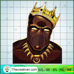 Black Panther Notorious SVG, Marvel Comics SVG, Superhero Avengers SVG