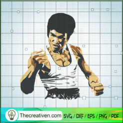 Bruce Lee SVG Cut File for Cricut & Silhouette
