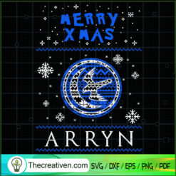 Game Of Thrones Christmas SVG, Arryn Xmas SVG, Merry Xmas SVG