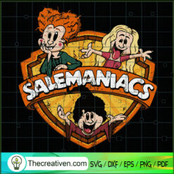 Sanderson Sister Salemaniacs SVG, Hocus Pocus SVG, Funny Halloween SVG