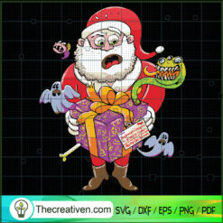 Xmas Santa Halloween SVG, Holiday SVG, Christmas Vacation SVG