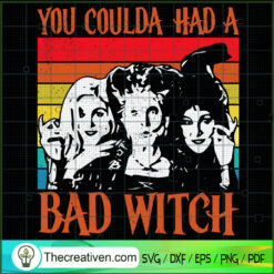 You Coulda Had a Bad Witch SVG Cut File for Cricut & S Design 67127