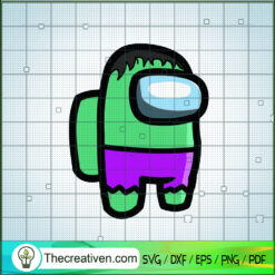 Hulk Imposter SVG, Funny Among Us SVG, Superhero Avengers SVG