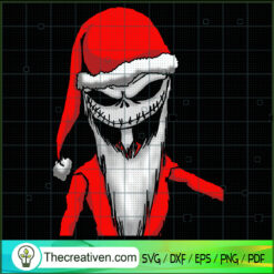 Jack Skellington Santa Claus SVG Cut File for Cricut & Design 67132