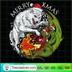 Starks Targaryens Xmas SVG Cut File for Cricut & Silhouette
