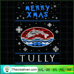 Merry Xmas Tully SVG, Game Of Thrones Christmas SVG, Tully Xmas SVG