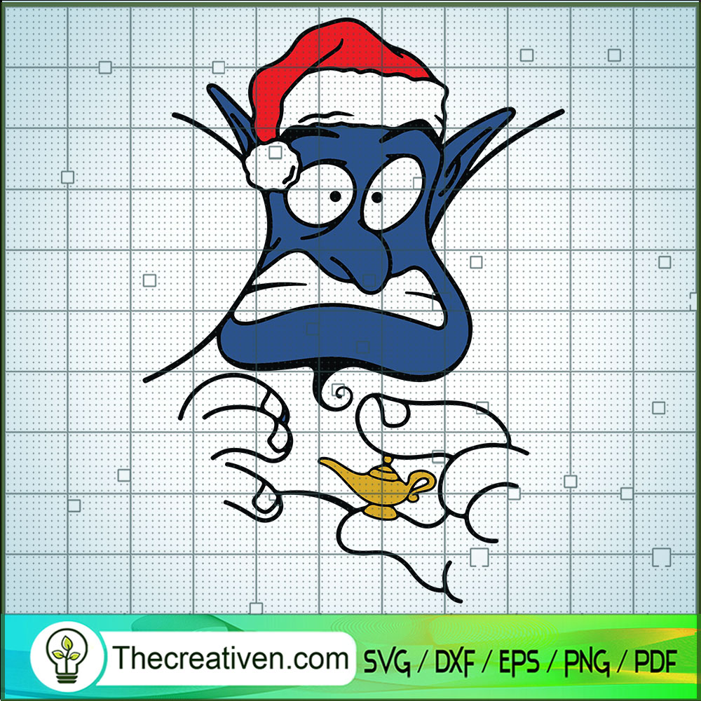 Aladdin Christmas SVG, Lamp Genie Santa Xmas SVG, Disney Christmas SVG 1 Aladdin Christmas SVG, Lamp Genie Santa Xmas SVG, Disney Christmas SVG