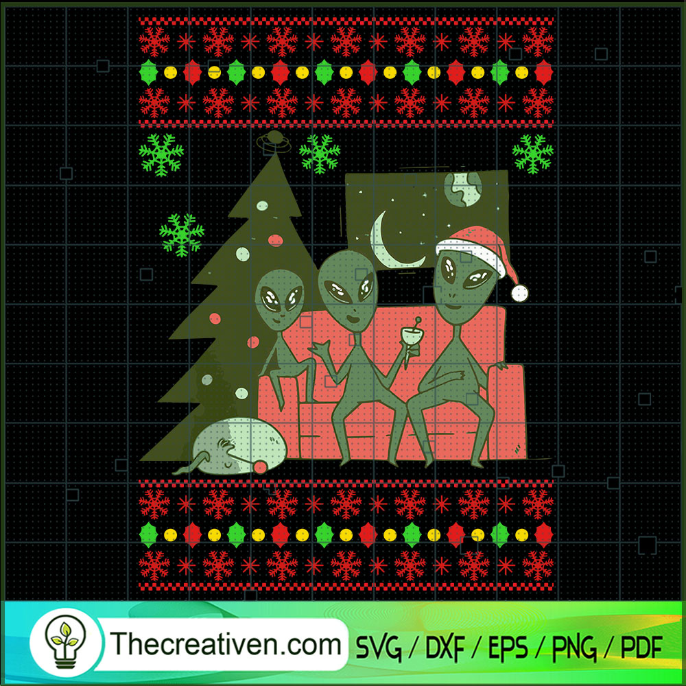 Ailens Christmas SVG, Funny Christmas SVG, Ailen SVG 1 Ailens Christmas SVG, Funny Christmas SVG, Ailen SVG