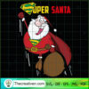 DC Comics Super Santa SVG, Super Santa SVG, Funny Christmas SVG