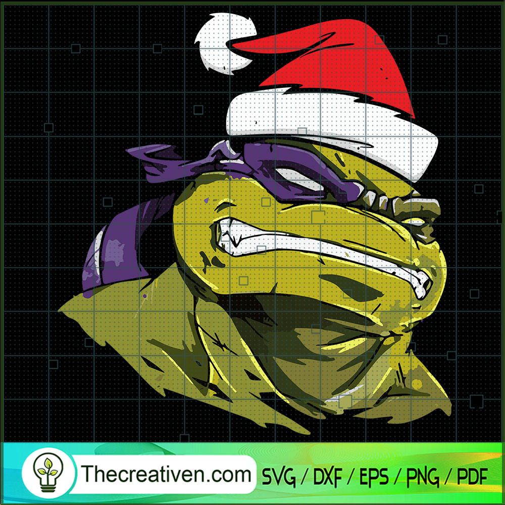 Donatello Xmas SVG Cut File for Cricut & Silhouette 1 Donatello Xmas SVG Cut File for Cricut & Silhouette