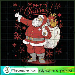 Santa Claus Merry Christmas SVG, Santa Claus SVG, Funny Christmas SVG