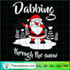 SANTA DABBING THROUGH THE SNOW T SHIRT gigapixel standard scale 2 00x copy
