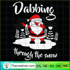 Dabbing Through The Snow SVG Cut File for Cricut & Sil Design 67444