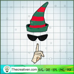 Santa Elf Christmas SVG, Undercover Elf SVG, Elf Christmas SVG