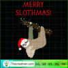 Sloth Christmas TShirt Merry Slothmas Xmas Gift Festive Adult Kids Tee Top gigapixel standard scale 2 00x copy