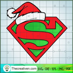 Superman Santa Christmas SVG Cut File for Cricut & Silhouette