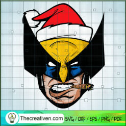 X-Men Logan Christmas SVG Cut File for Cricut & Silhouette