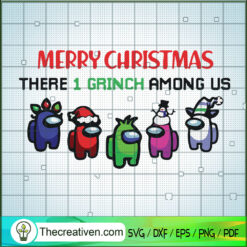 Merry Christmas There 1 Grin SVG Cut File for Cricut