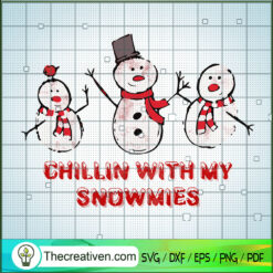 Friends Snowmies Winter SVG Cut File for Cricut & Silhouette