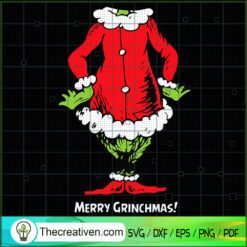 Merry Grinchmas Xmas SVG, Grinch Christmas SVG, Christmas Movie SVG