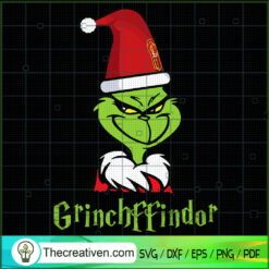 Harry Potter Grinchffindor SVG, Grinch Christmas SVG, Harry Potter SVG