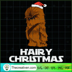 Hairy Christmas Chewbacca SVG Cut File for Cricut & Silhouette