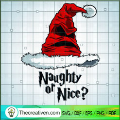 Sorting Hat Harry Naughty Or Nice SVG Cut File for Cricut & Silhouette