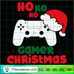 Ho Ho Ho Gamer Christmas SVG Cut File for Cricut & Sil Design 67783