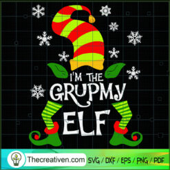 I'm The Grpmy Elf SVG, Elf Christmas SVG, Funny Xmas SVG