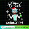 Rick Morty Christmas T Shirt Get Schwifty Xmas Festive Adult gigapixel standard scale 2 00x copy