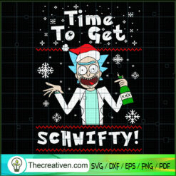 Time To Get Schwifty SVG Cut File for Cricut & Silhouette