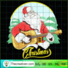 ROCKING SANTA CLAUS GUITAR FATHER CHRISTMAS T SHIRT gigapixel standard scale 2 00x copy
