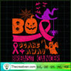 Boo Scare Away Breast Cancer SVG Cut File for Cricut & Silhouette