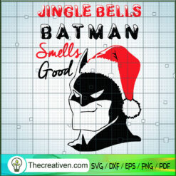 Jingle Bells Batman Smells Good SVG Cut File for Cricut & Silhouette