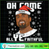 Oh Come All Ye Faithful SVG, Kanye West Christmas SVG, Yeezus SVG