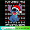 OHANA FOR CHRISTMAS I WISH YOU LOVE T SHIRT gigapixel standard scale 2 00x copy