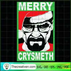 Merry Crysmeth SVG Cut File for Cricut & Silhouette