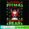 Merry Fitmas And a Happy New Rear SVG Cut File for Cricut & Silhouette