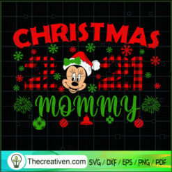 Christmas 2021 Mommy SVG, Minnie Christmas SVG, Disney Christmas SVG