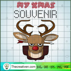 My Xmas Souvenir Christmas SVG, Spivenir SVG, Merry Christmas SVG